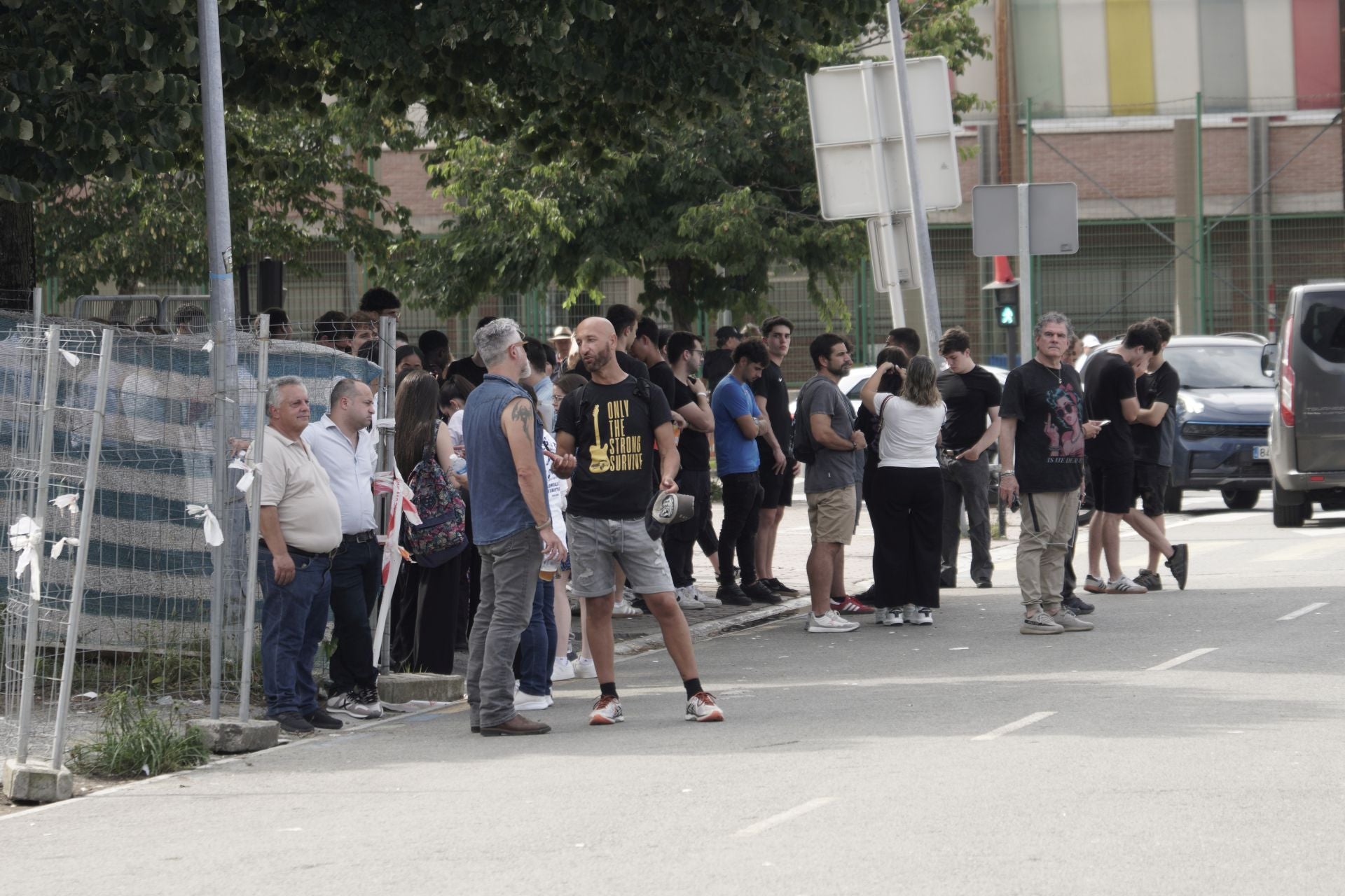 Gran ambiente en las horas previas al concierto de Bruce Springsteen
