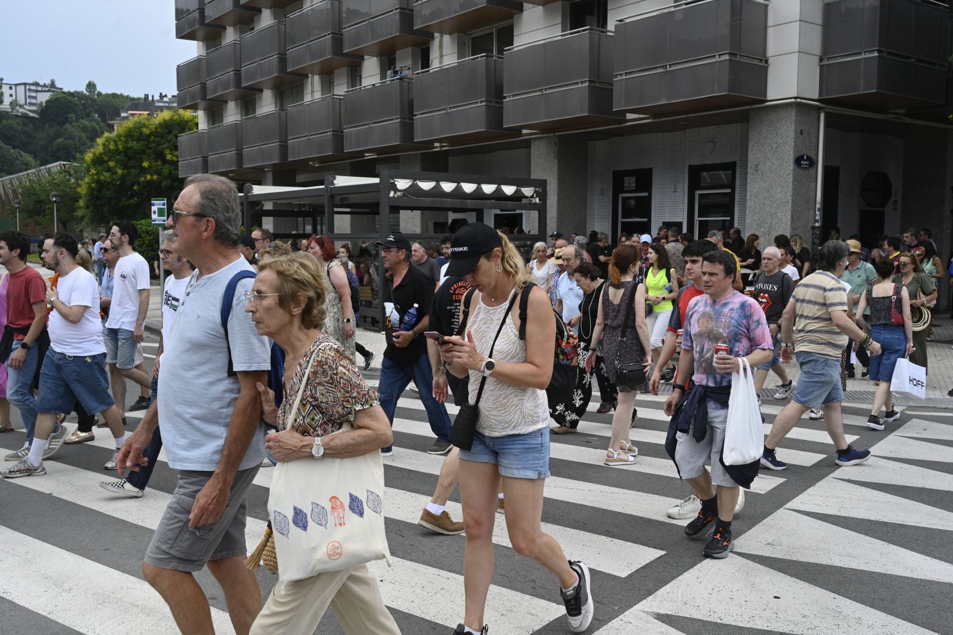 Gran ambiente en las horas previas al concierto de Bruce Springsteen