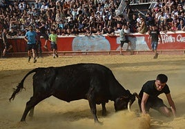Primer encierro de las fiestas de Arrasate