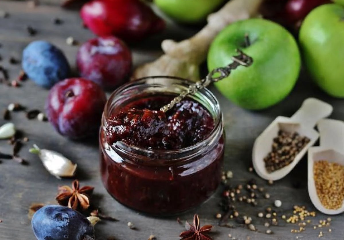 El chutney es un acompañamiento típico de la cocina hindú