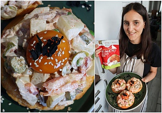 'Sumendia', el pintxo vasco-coreano de Eider Gajate.