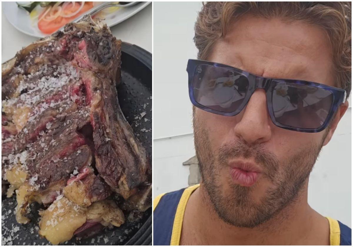 La 'nueva vida' de Maxi Iglesias en Gipuzkoa: txuleta, vistas al mar y mucho verano