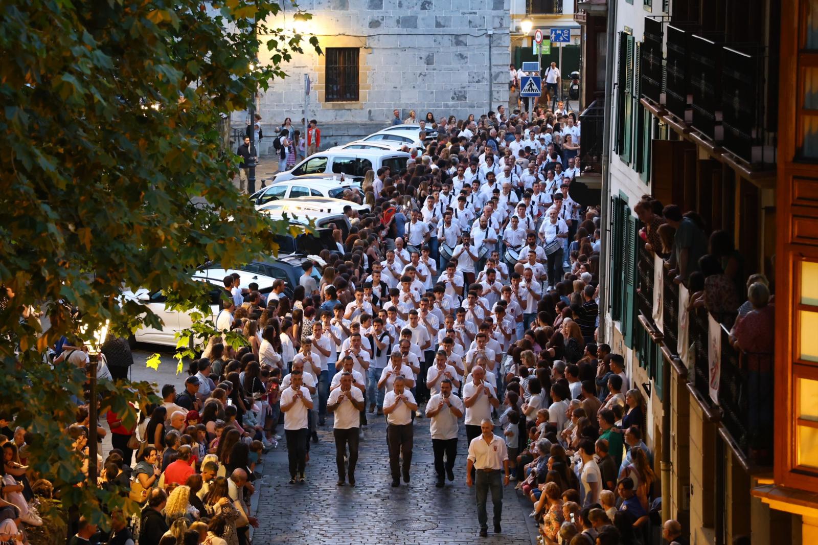 Ensayo general del Alarde tradicional