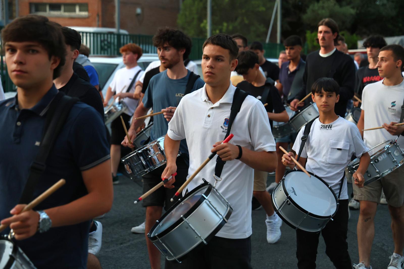 Ensayo general del Alarde tradicional