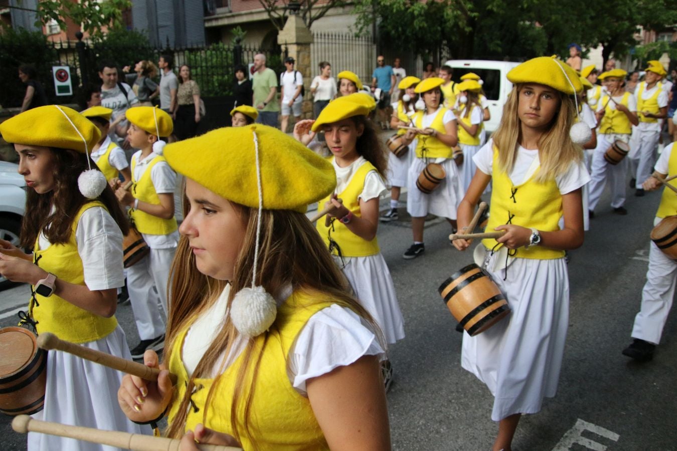 Zarautz ya disfruta de San Pelaio