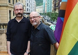 Joxean Zapirain y Joaquín Garrido fueron de las primeras parejas guipuzcoanas en dar el sí quiero en 2005.