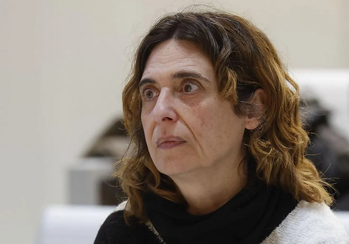 La exjefa de ETA Iratxe Sorzabal, durante un juicio.