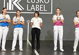 Ocho de las mejores pelotaris del momento se darán cita esta tarde en el frontón del polideportivo Arane.