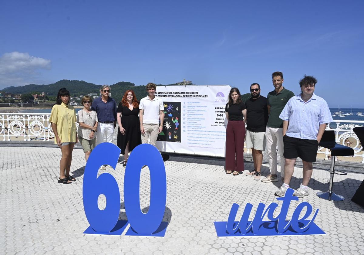 Presentación de la sesenta edición del Concurso de Fuegos Artificiales de la Semana Grande de San Sebastián.