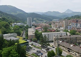 Vista general de viviendas en Arrasate, uno de los municipios que más aporta al PIB de Gipuzkoa.
