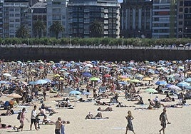 Los arenales se han llenado este domingo.