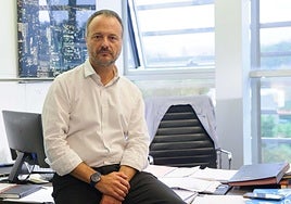 El presidente de la patronal guipuzcoana de la construcción, Ascongi, Txema Muñoz.