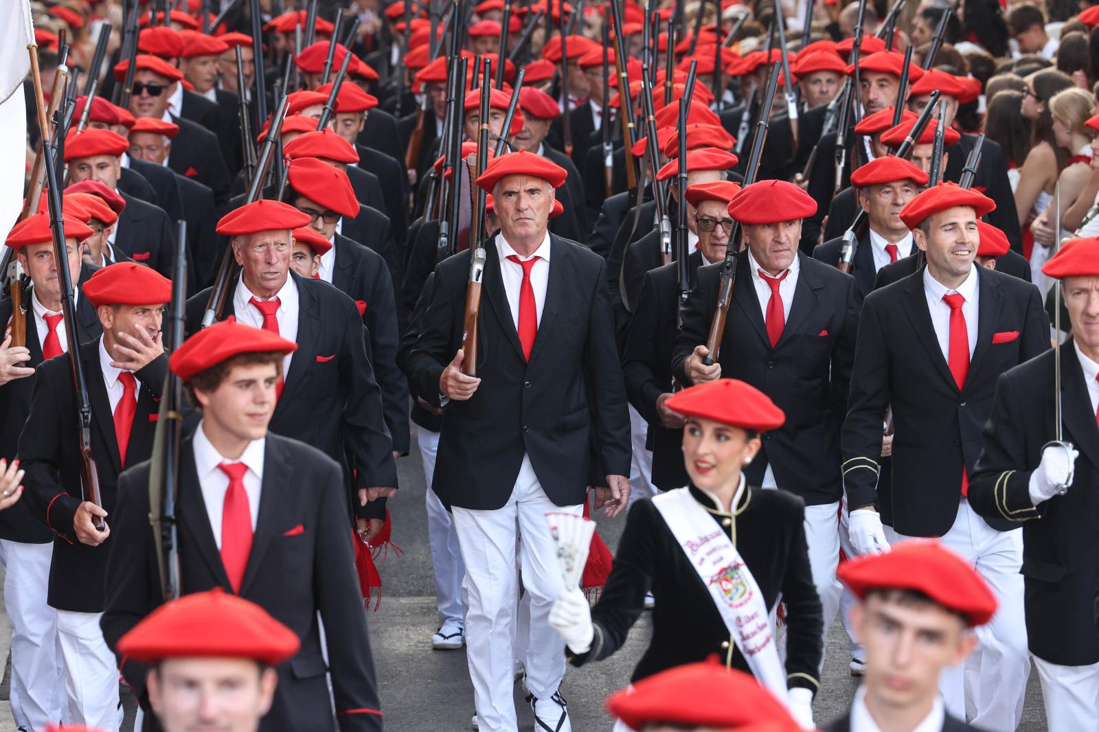 El Alarde tradicional en imágenes