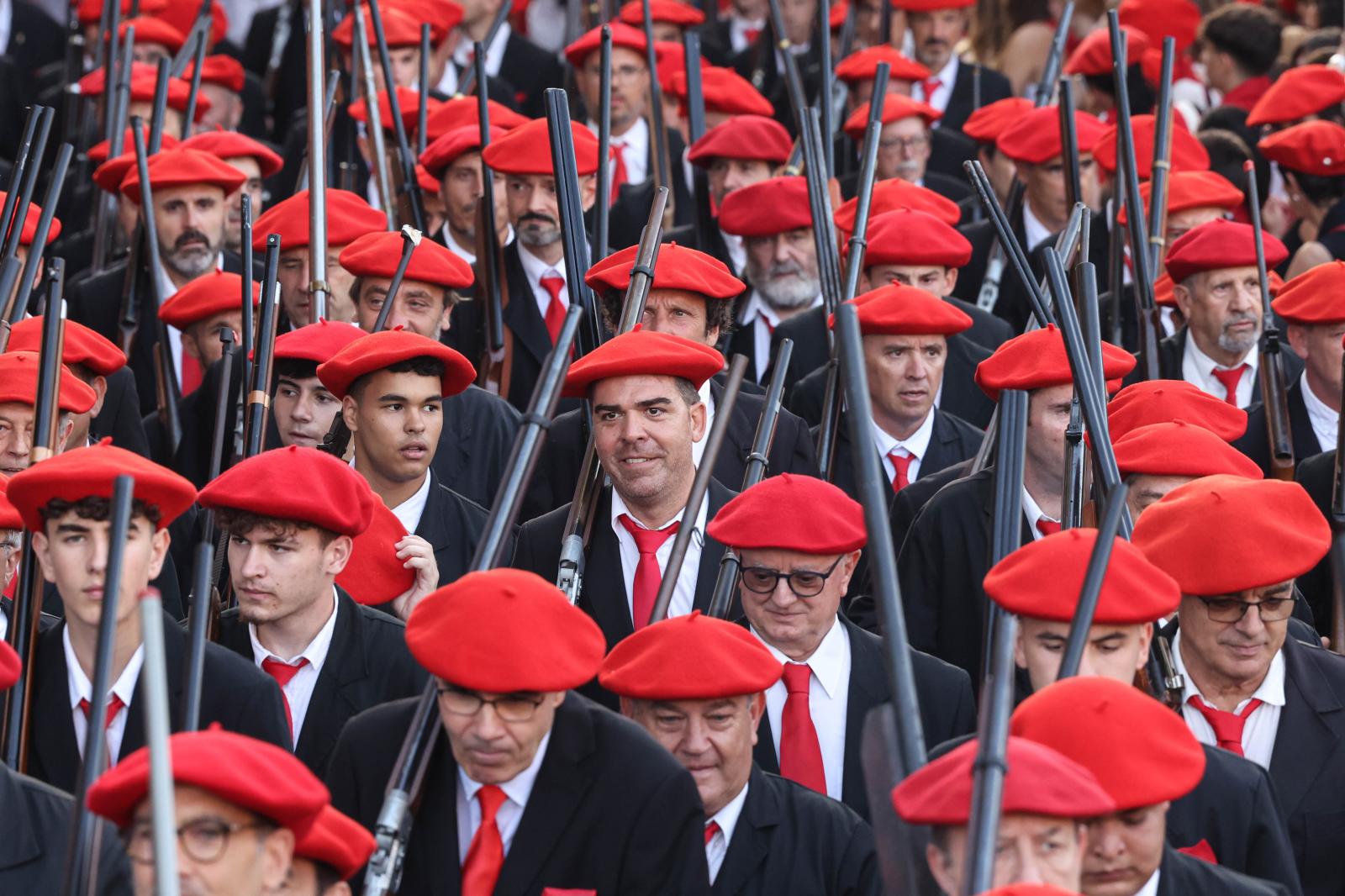El Alarde tradicional en imágenes