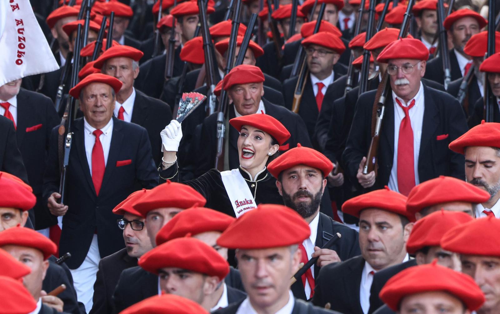 El Alarde tradicional en imágenes