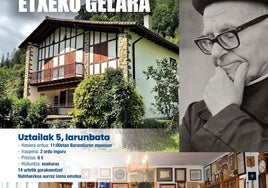 Barandiaranen etxeko gela ezagutzeko aukera, larunbatean