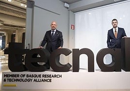 Imagen de archivo de la presentación del logo de Tecnalia en 2021.