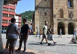 Contraste de temperaturas entre Arrasate y Zarautz.