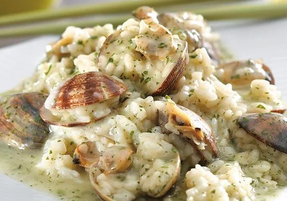 Arroz con almejas de Martín Berasategui. José Luis López de Zubiría