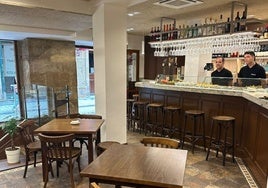 Interior del nuevo bar y restaurante Egosari