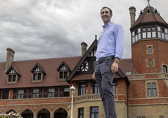 Unai Aberasturi, presidente de la Autoridad Vasca de Protección de Datos, ayer en Donostia.