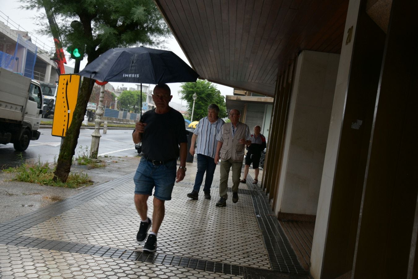 Gipuzkoa se refresca con lluvias y bajadas de temperatura
