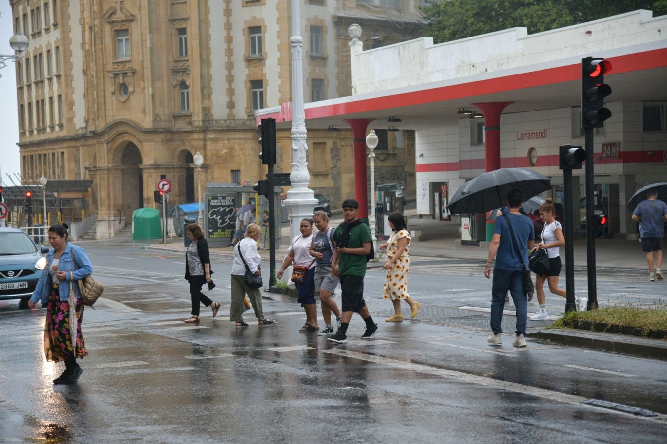 Gipuzkoa se refresca con lluvias y bajadas de temperatura
