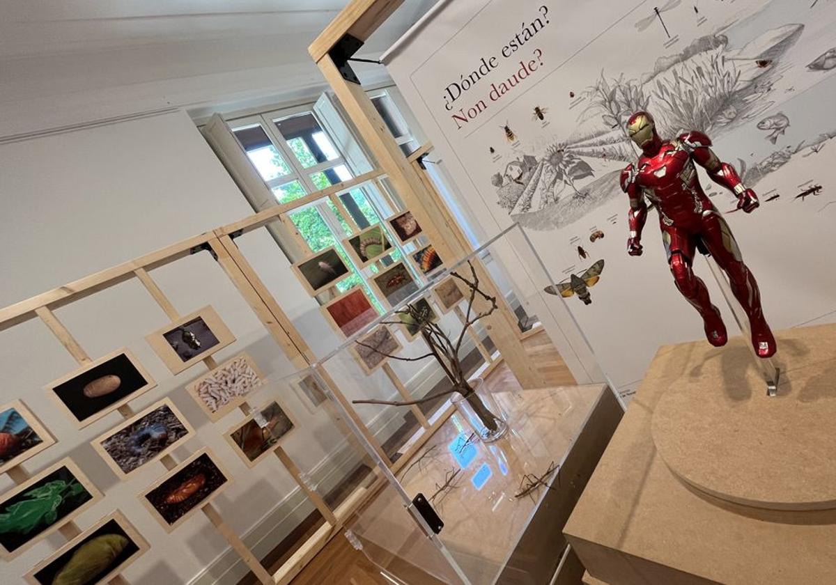 La muestra sobre los insectos hace un guiño al exoesqueleto robótico del traje de Iron Man.