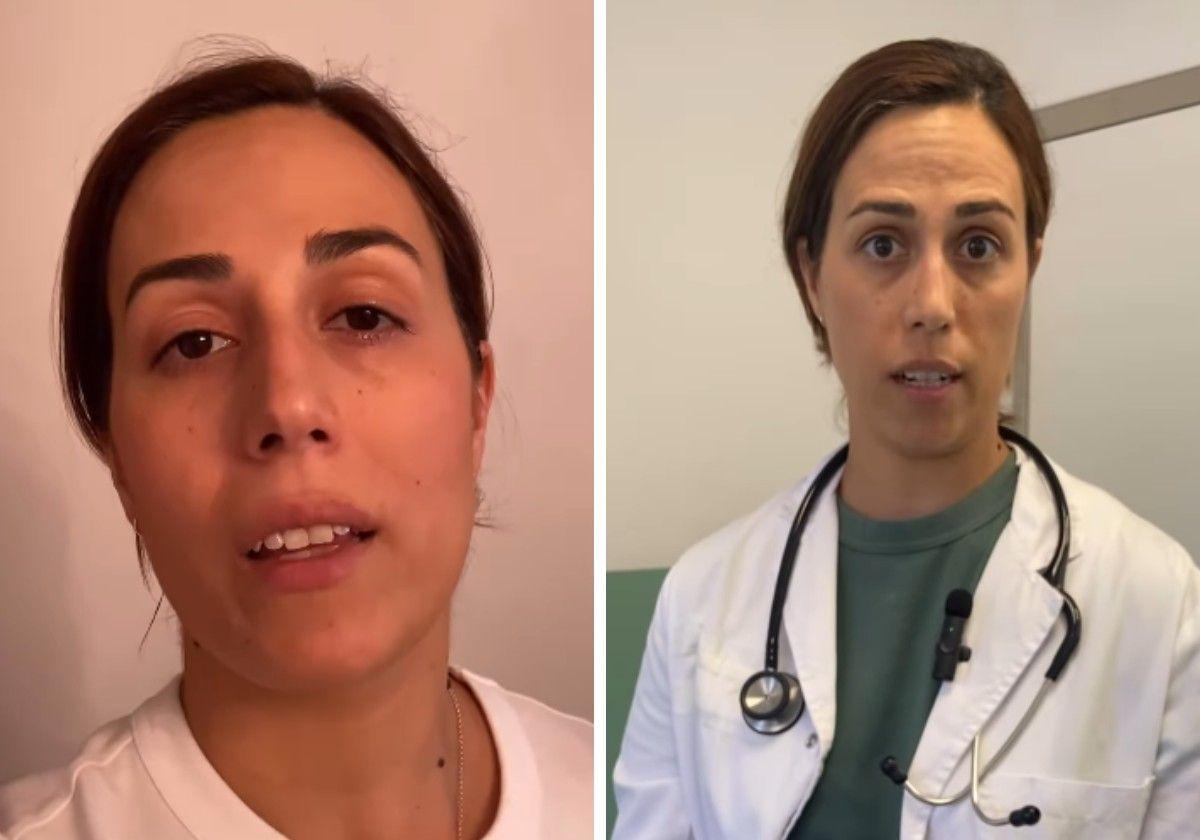 La médico de Urgencias Amara Aladel, en uno de sus vídeos.