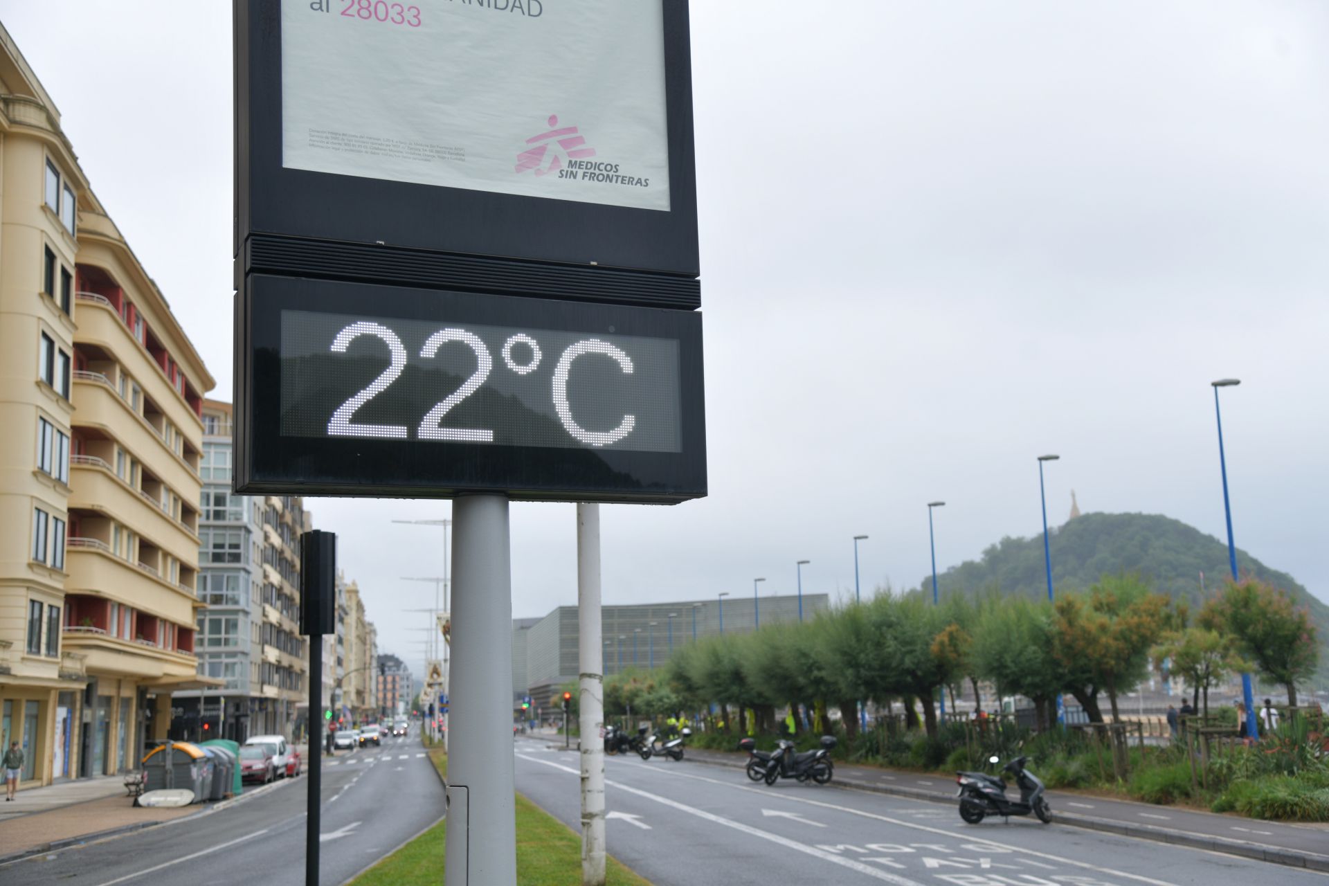 Gipuzkoa se refresca con lluvias y bajadas de temperatura