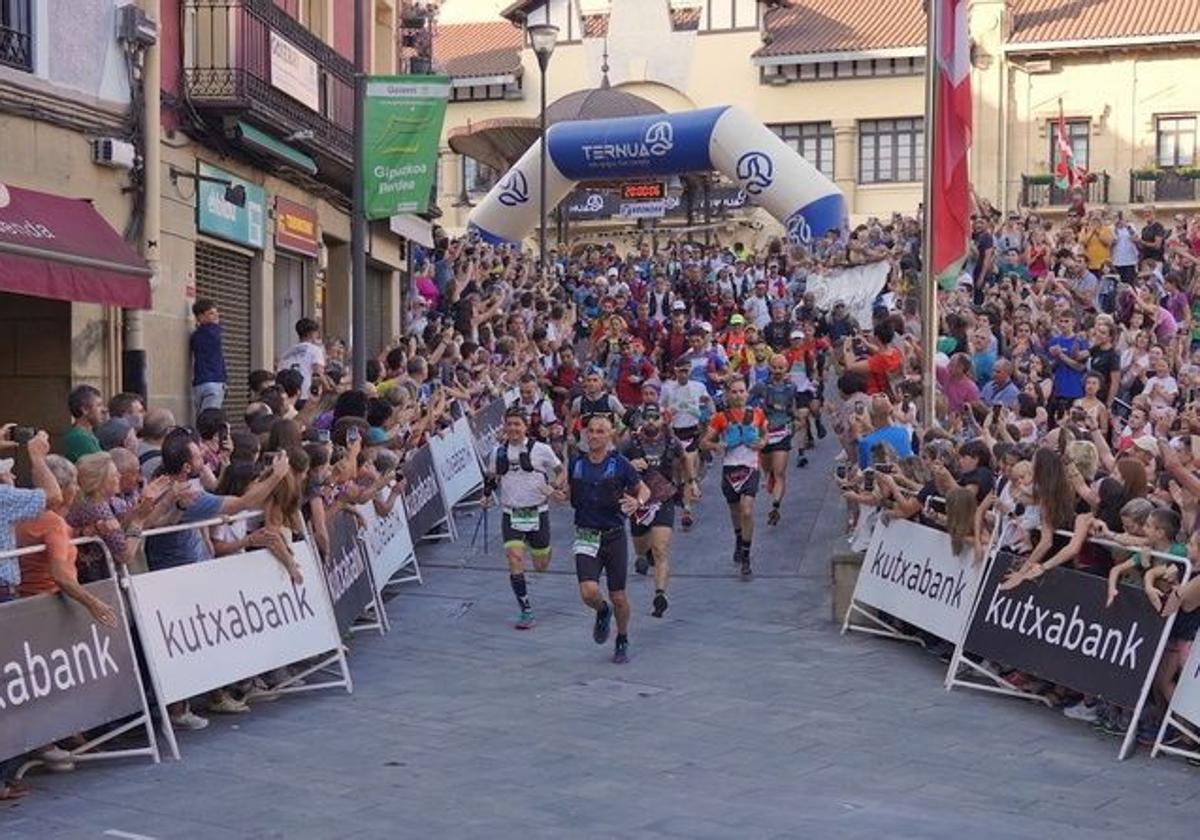 Salida de corredores de la Ehunmilak en una reciente edición.