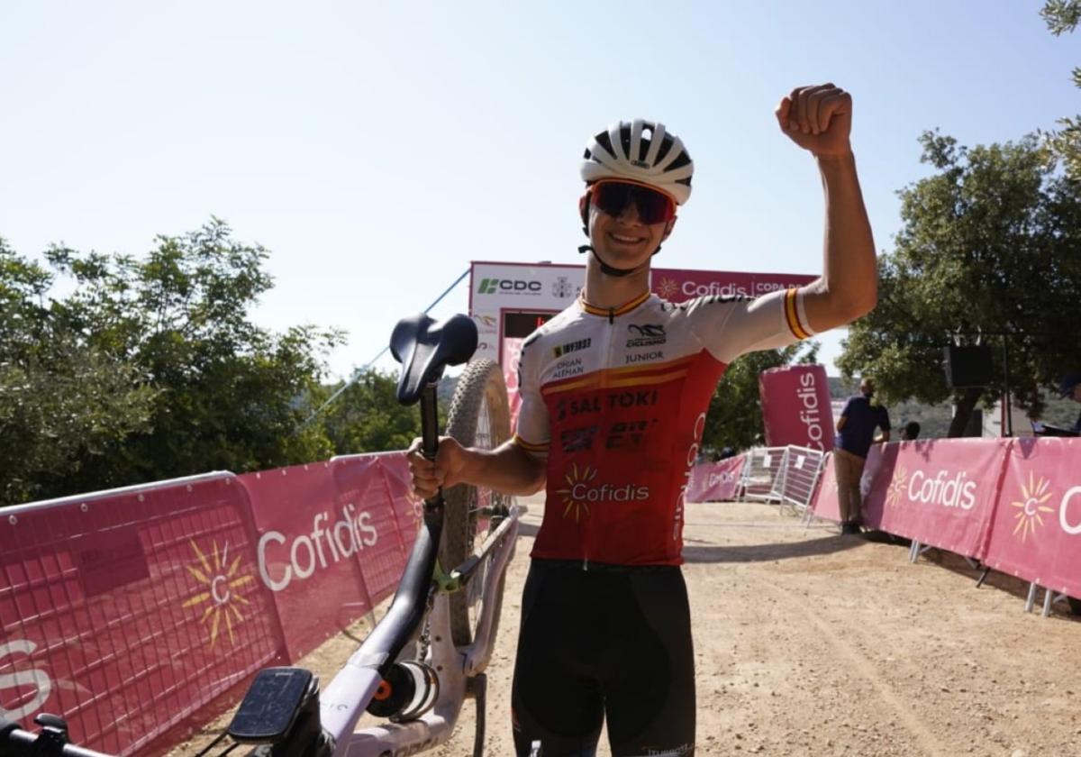 Oihan Alemán gana la Copa de España XCO de bicicleta