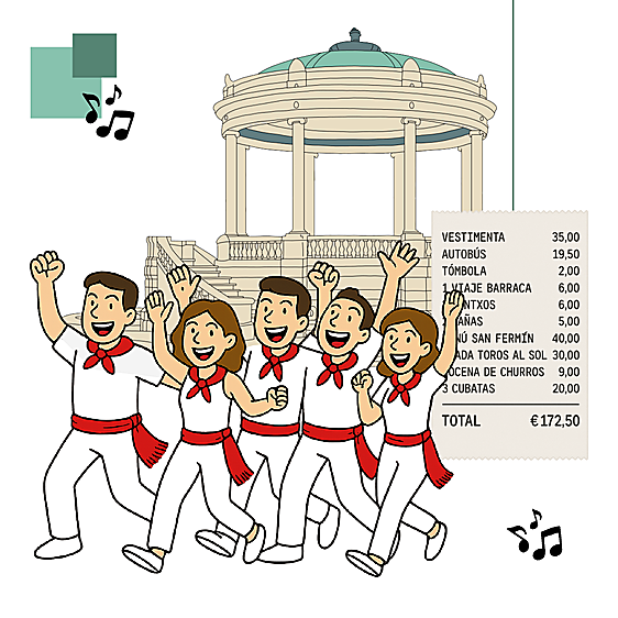 Esto es lo que te vas a gastar un día de San Fermín