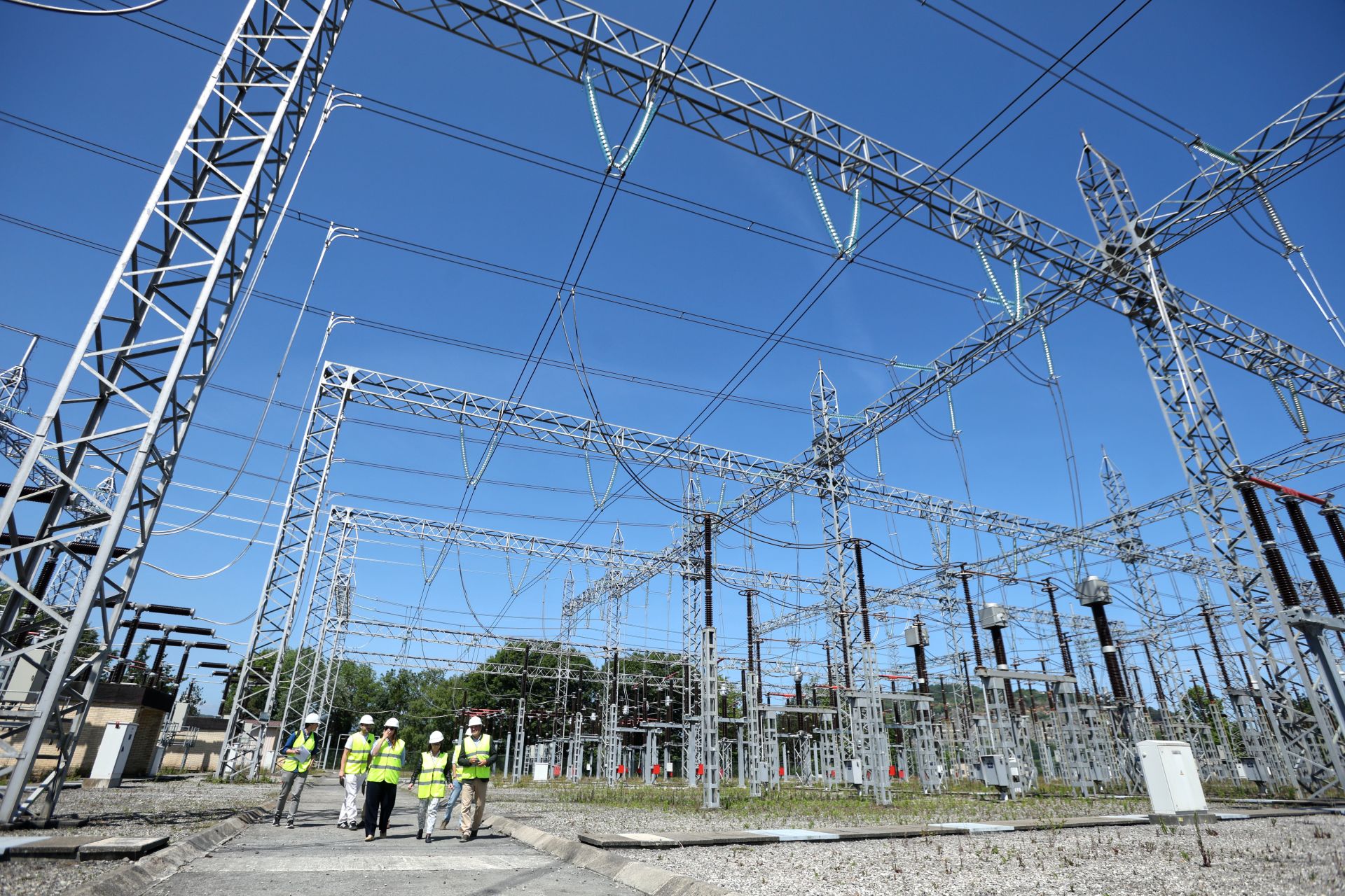 Subestación eléctrica de Hernani, punto de conexión previsto (o alternativamente el de Gatika) para el proyecto fallido Britib.