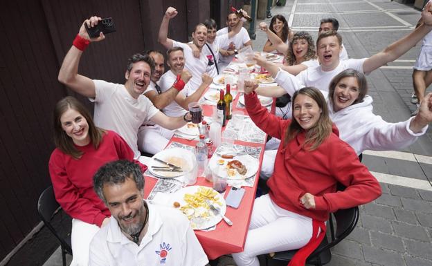 El clásico almuerzico no falló en las horas previas.
