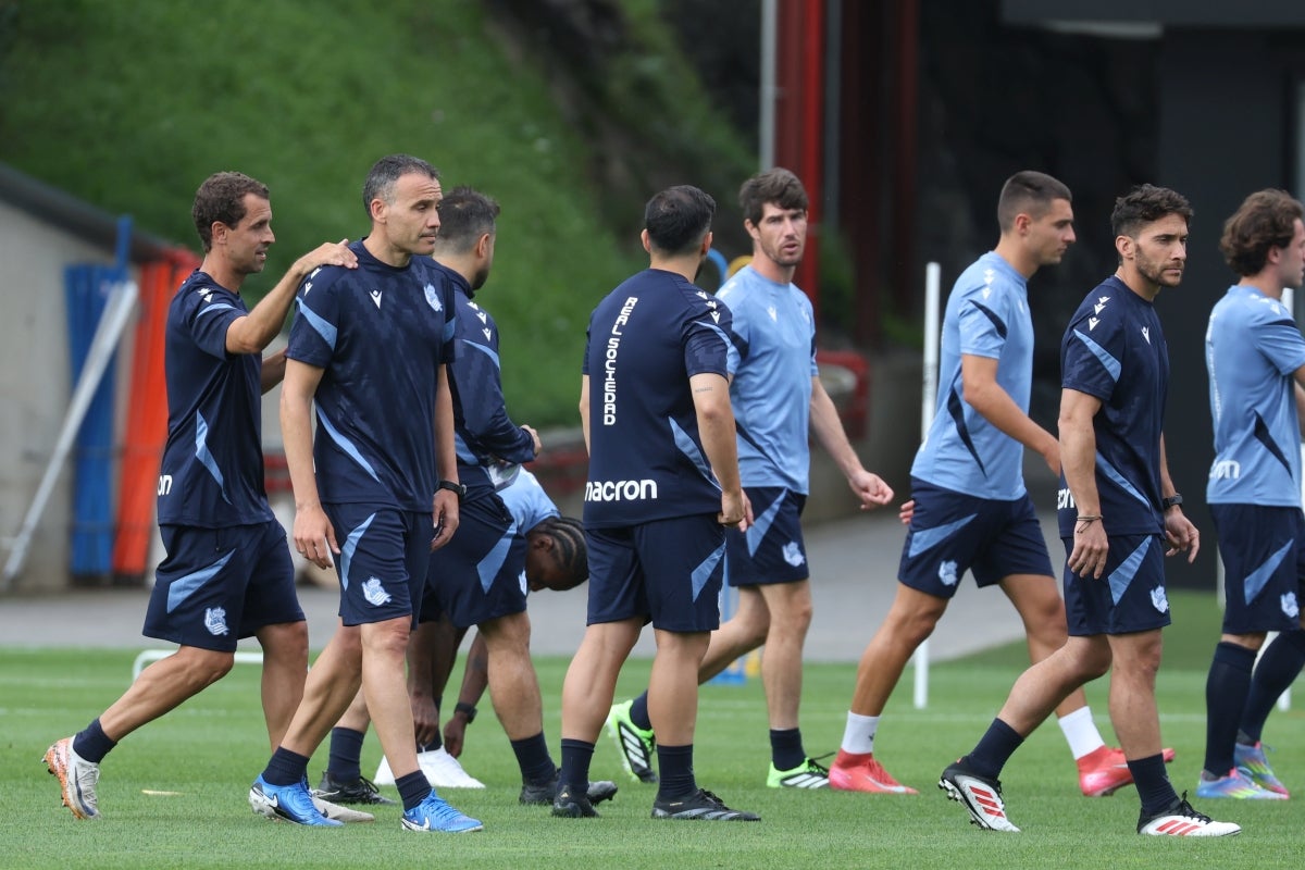 Entrenamiento al calor de la afición