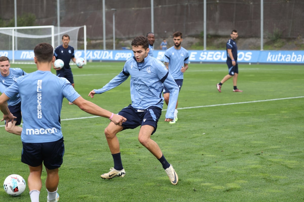 Entrenamiento al calor de la afición