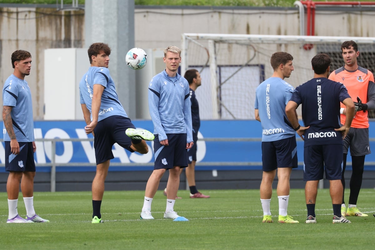 Entrenamiento al calor de la afición