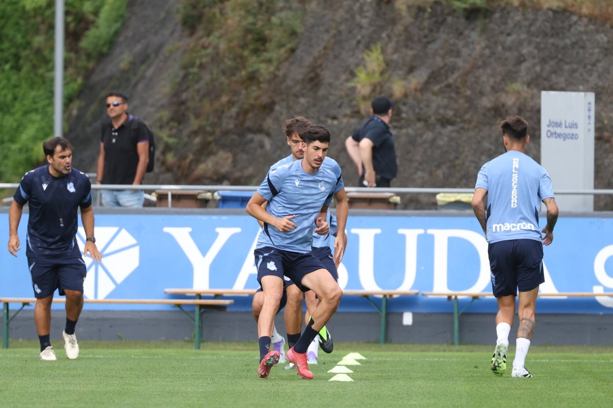 Entrenamiento al calor de la afición