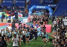 Anoeta vibró con la ceremonia inaugural.