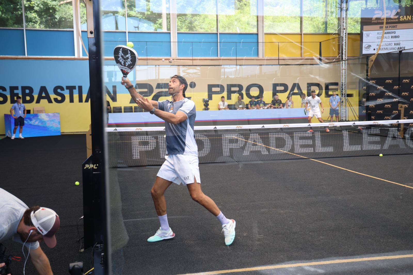 Xabi Prieto y Fernando Llorente se miden a las estrellas del Pro Padel League
