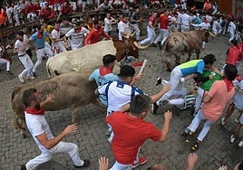 Los peligrosos Jandilla, en el quinto encierro