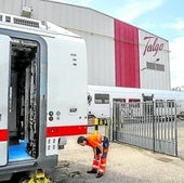 Exterior de la planta alavesa de Talgo en Rivabellosa.