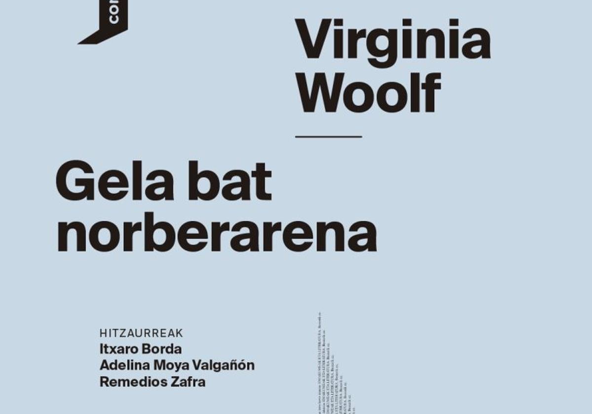 Virginia Wolf-en 'Gela bat noberarena' liburuaren edizio berria argitaratu du consonnik