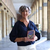 Yolanda Arrieta, ostiralean, 'Jostorratza eta haria' liburuaren edizio berriarekin.