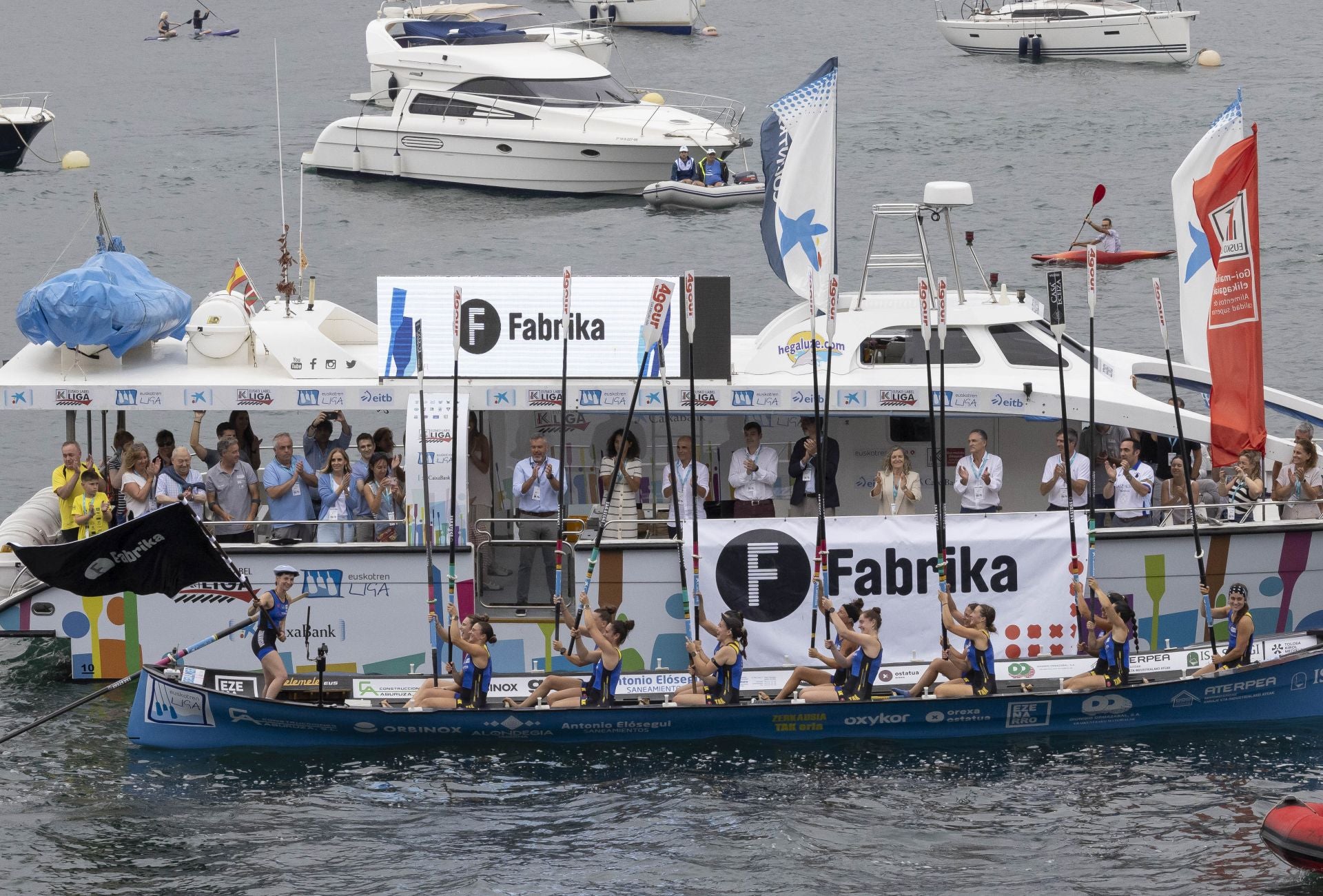 Tolosaldea logra en La Concha la primera bandera de su historia
