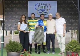 Sarabia recibió el premio de la Asociación de la Prensa Deportiva.