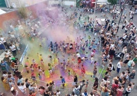 El txupinazo de Trintxerpe dio inicio a las fiestas en esta localidad de Pasaia el pasado viernes.