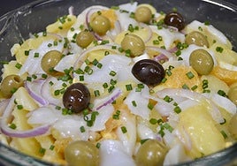 Receta de ensalada Malagueña