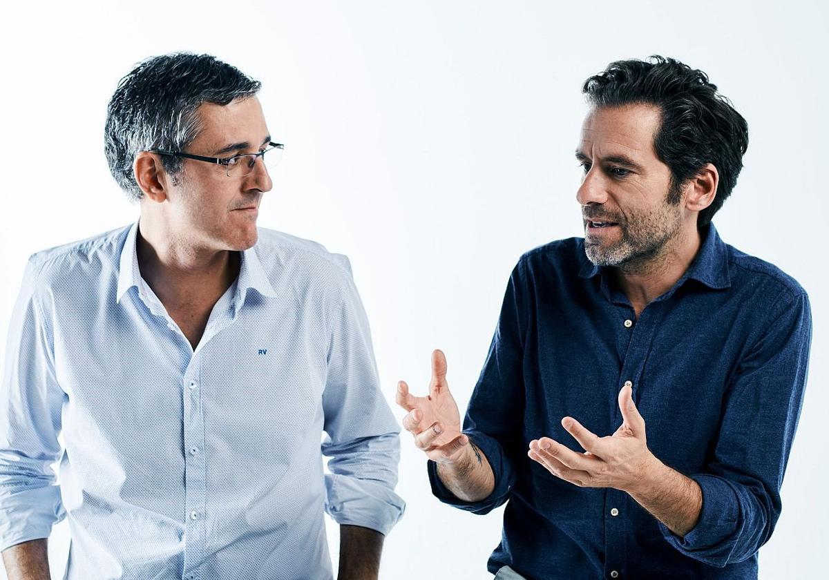 Madina y Sémper en una fotografía compartida por el politíco socialista en sus redes sociales